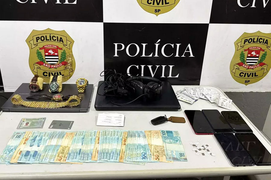 Trio é preso por estelionato após aplicar golpe ao alugar mansão em Guarujá