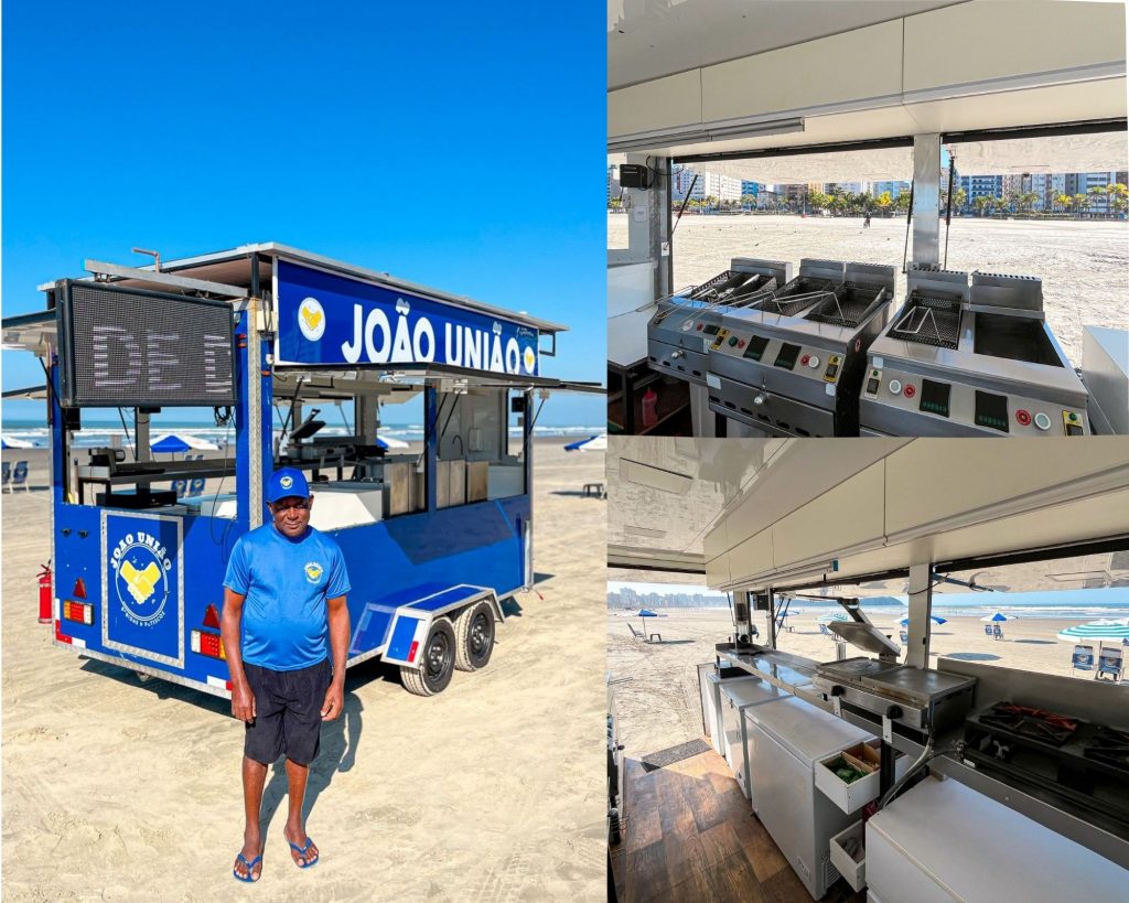 Microcrédito impulsiona food truck familiar à beira-mar em Praia Grande
