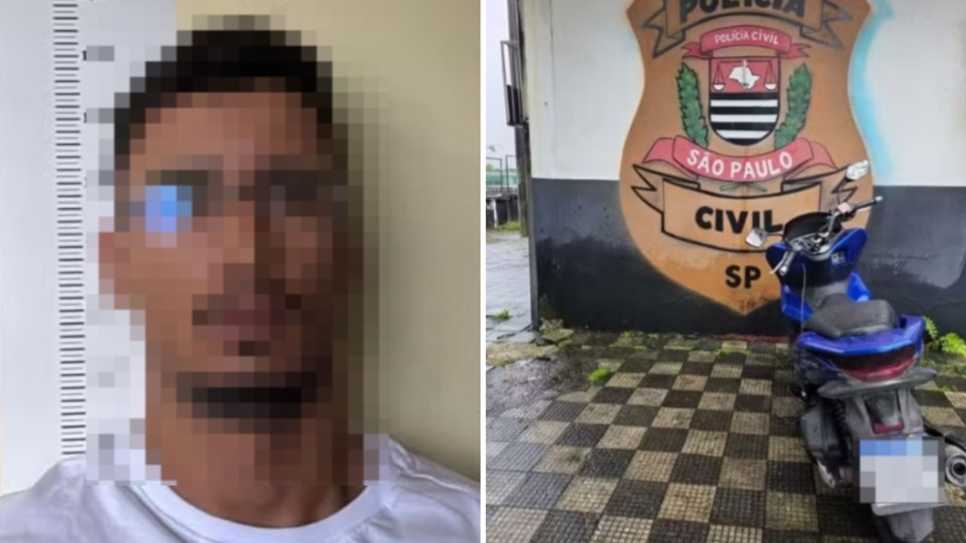 Motociclista é preso em Cubatão por roubo de celular após discussão sobre corrida por aplicativo