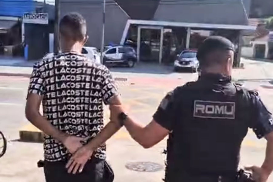 Foragido da Justiça é localizado e preso pela Romu em Guarujá