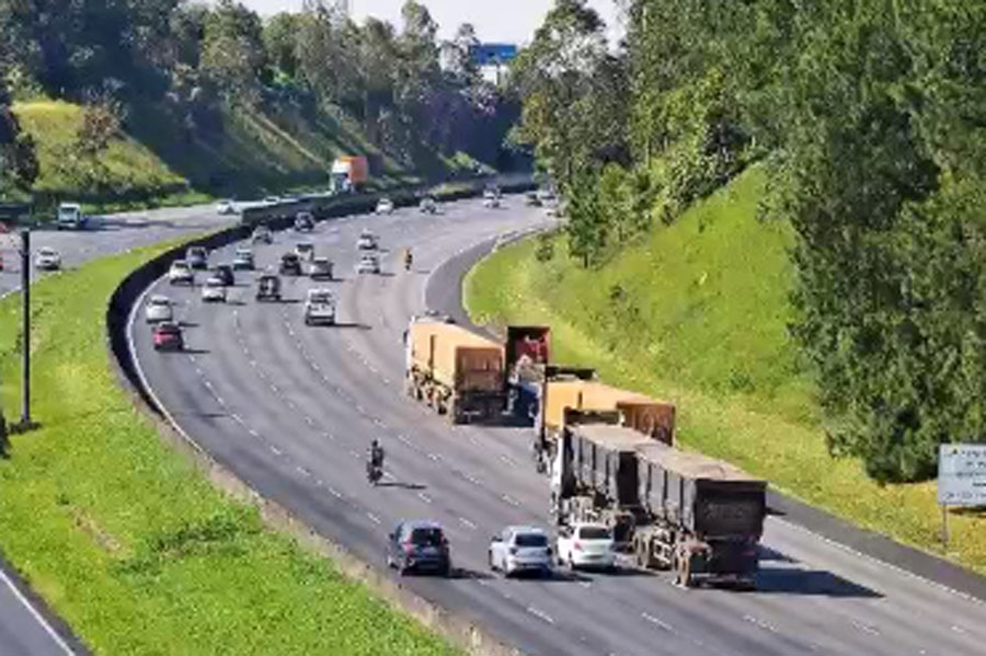 Motoristas encontram movimento tranquilo na volta para a Capital