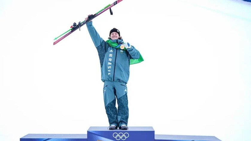 Lucas chora após 1º lugar nas Olimpíadas: 'nada é impossível'