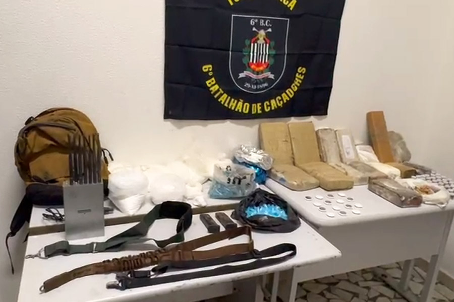 PM é recebida a tiros durante operação em morro de Santos após 'pancadão'; VÍDEO