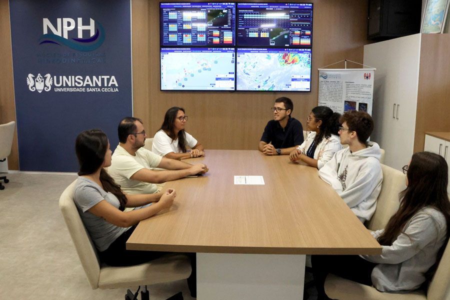 Praia Grande reforça monitoramento meteorológico através de parceria com o NPH-Unisanta