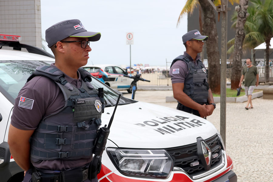 Policiais militares da Operação Verão permanecem em Praia Grande até março