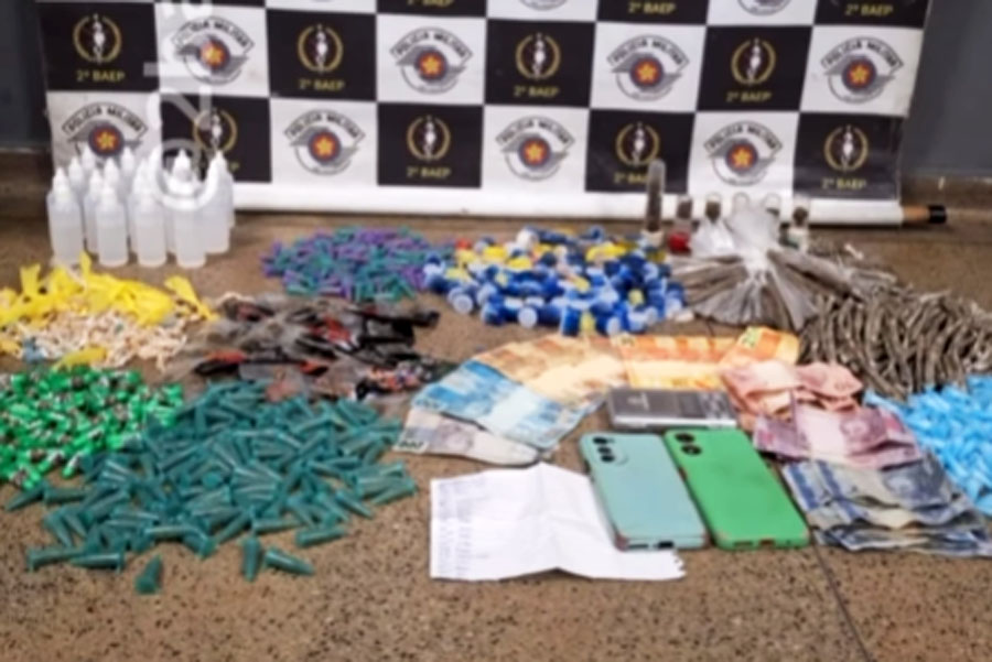 Homem é preso por tráfico de drogas na Comunidade do Charmes, em São Vicente