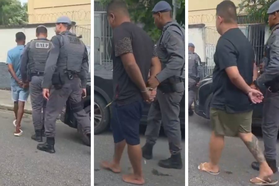 Trio é preso com pistolas e munições na Zona Noroeste de Santos
