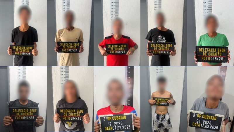 Tráfico monitorado por câmeras é alvo de operação que prende 11 em Cubatão