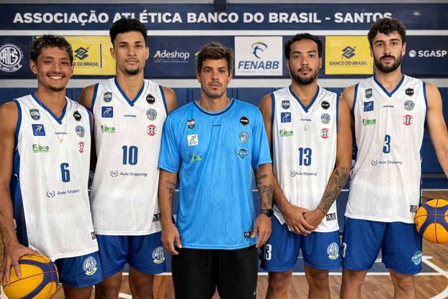 Equipe Santos de basquete 3x3 é o Brasil em torneio na Rússia