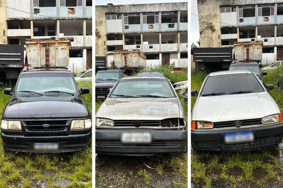 Carros furtados são encontrados em condomínio de Cubatão; três veículos são apreendidos
