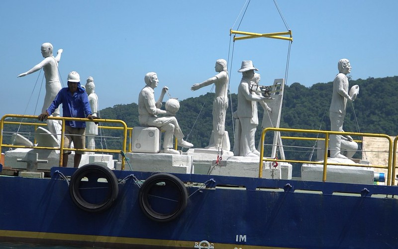 Guarujá terá centro de visitação subaquático com estátuas no fundo do mar