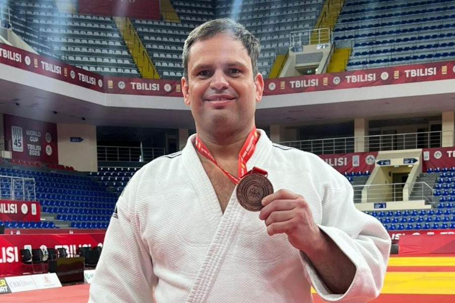 Judoca santista conquista o bronze na etapa da Geórgia da Copa do Mundo de Judô