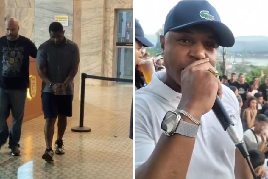 Cantor de funk investigado por disparos em baile no Morro do São Bento é preso em SP