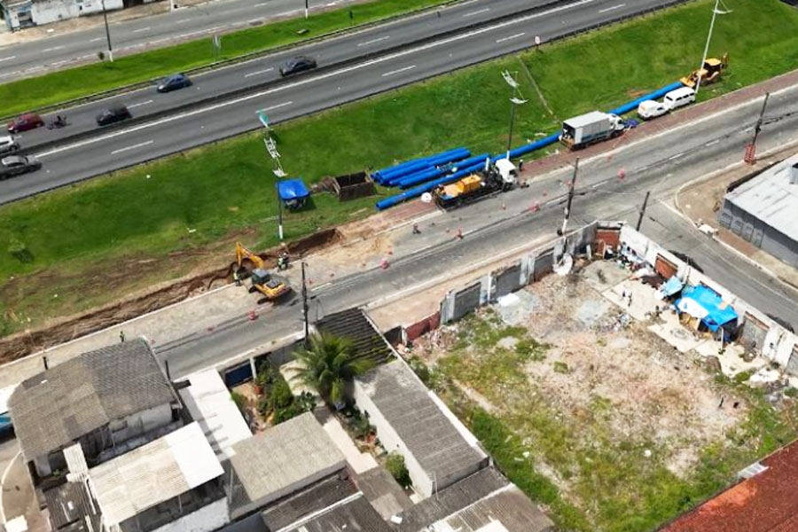 Sabesp antecipa em dois meses entrega de nova adutora em PG e reforça abastecimento na região