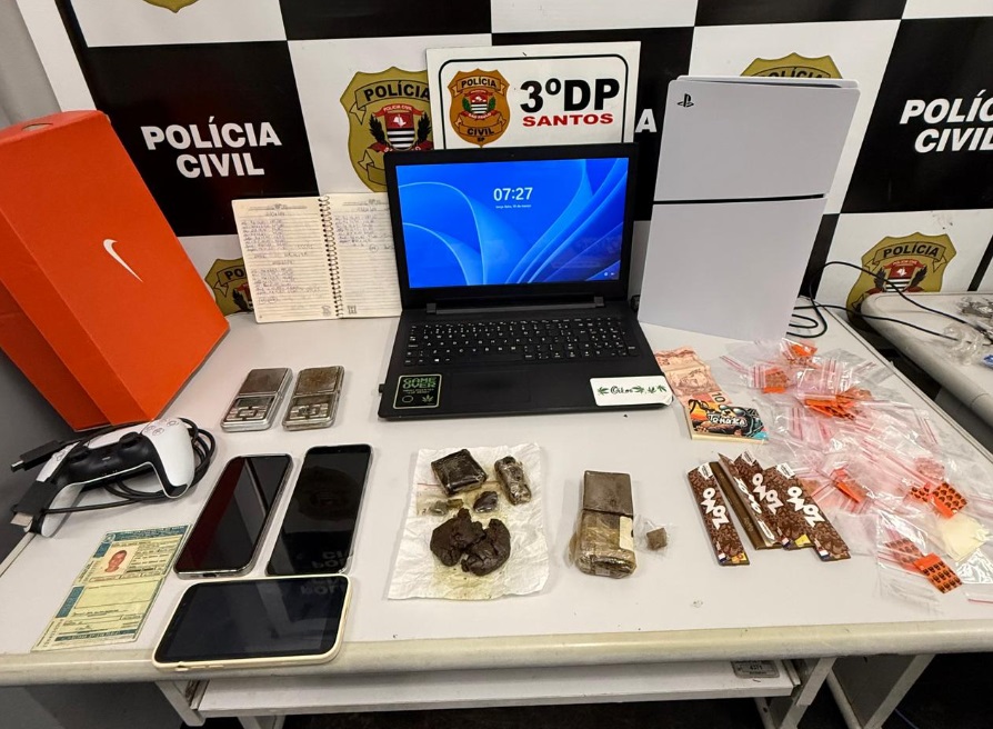 Homem é preso por tráfico durante cumprimento de mandado no BNH da Aparecida