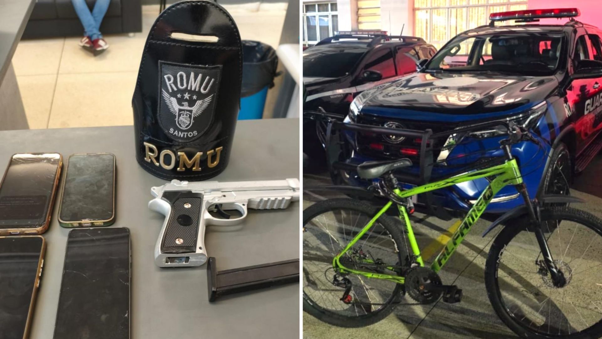 Casal suspeito de série de roubos é detido em Santos após subtrair cerca de R$ 9 mil em bens