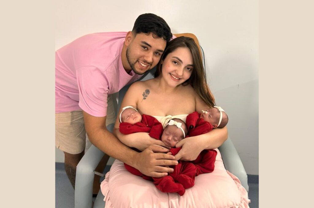 Trigêmeas nascem prematuras em Cubatão e mobilizam rede de saúde em gestação de alto risco