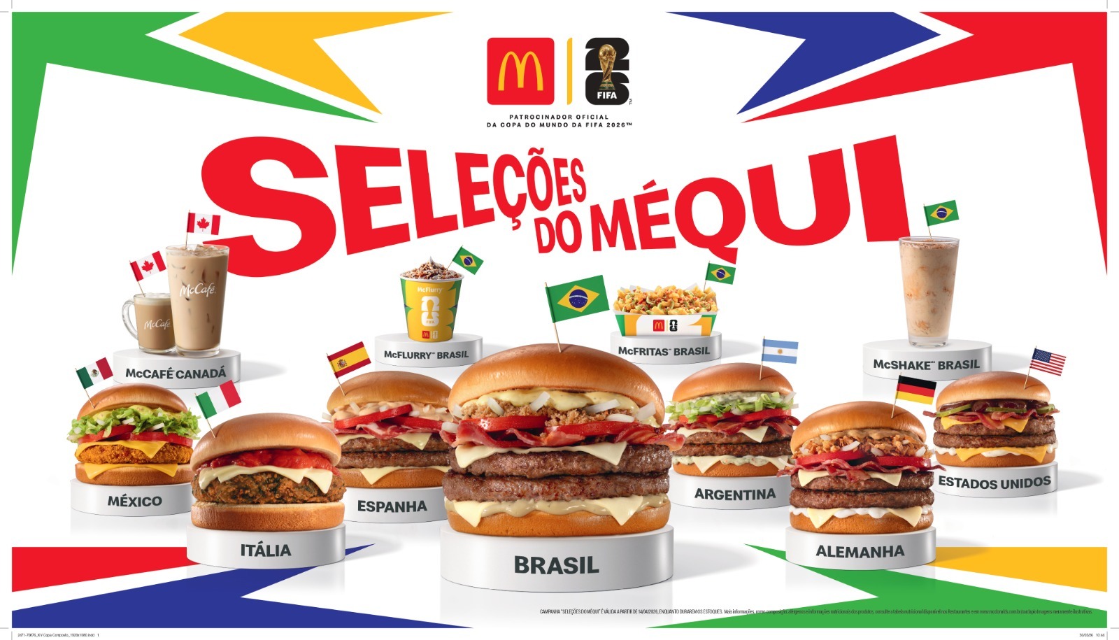 Menu da Copa do Mundo chega à Baixada Santista com sanduíches temáticos