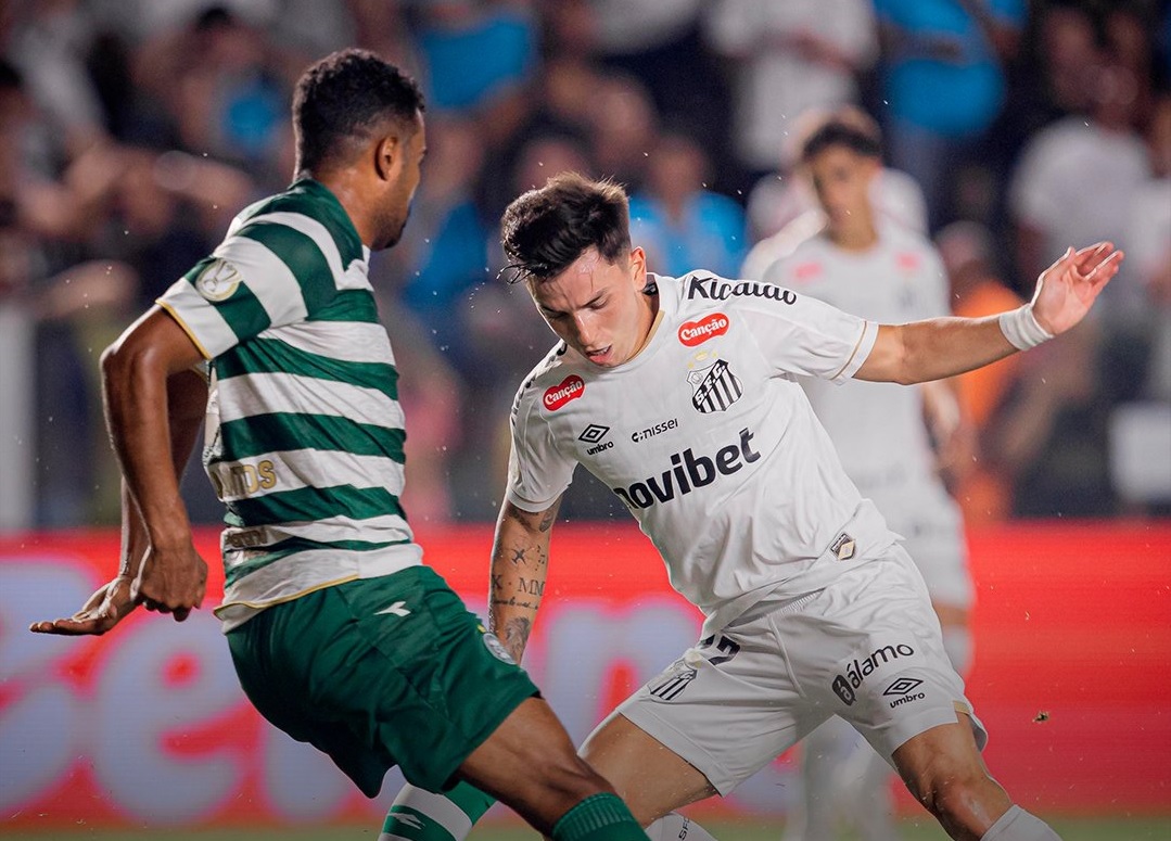 Neymar para na trave, e Santos só empata com Coritiba pela Copa do Brasil