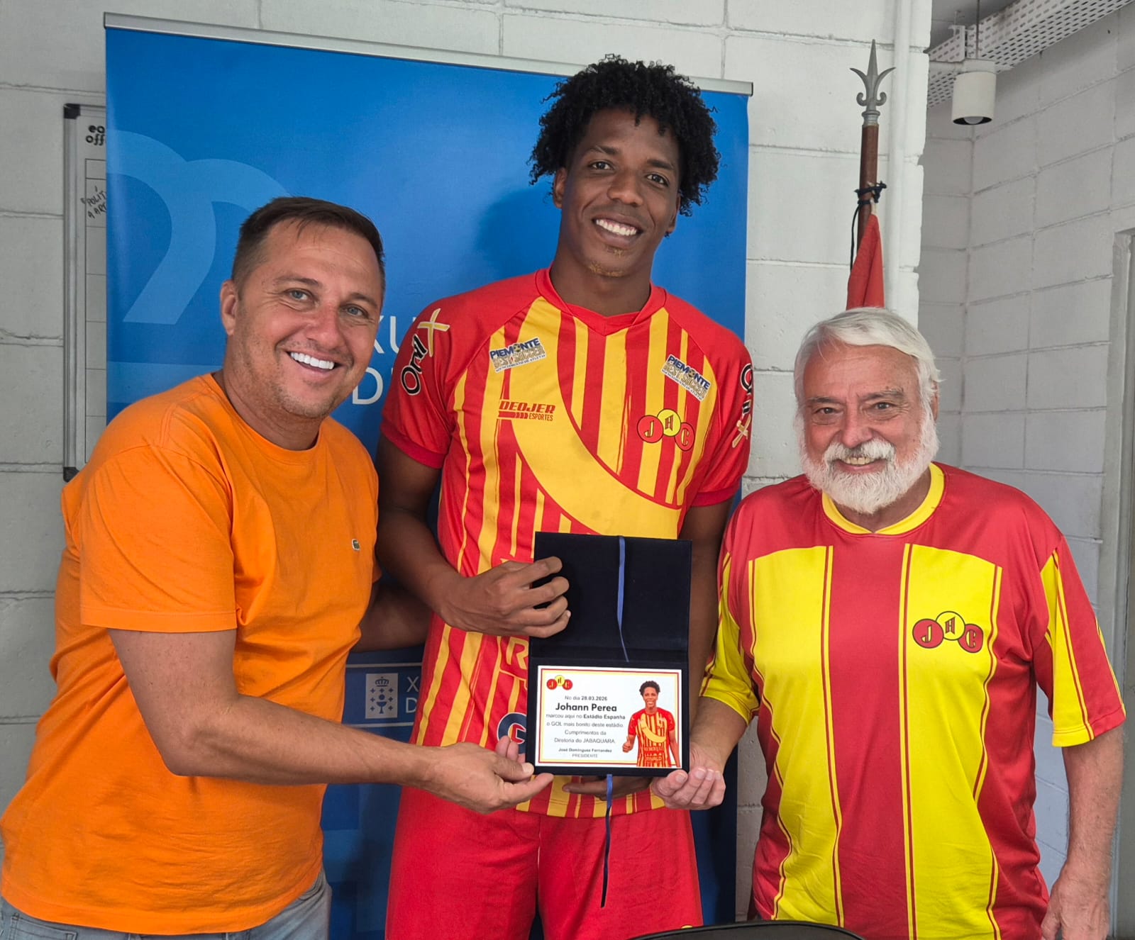 Gol de placa! Jabaquara homenageia Perea e tem apoio da FPF para zagueiro se candidatar ao Prêmio Puskás