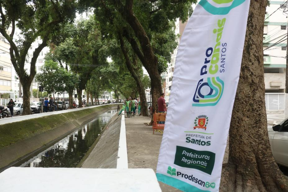 Santos amplia serviços de drenagem e prevê revitalização de canais até 2028