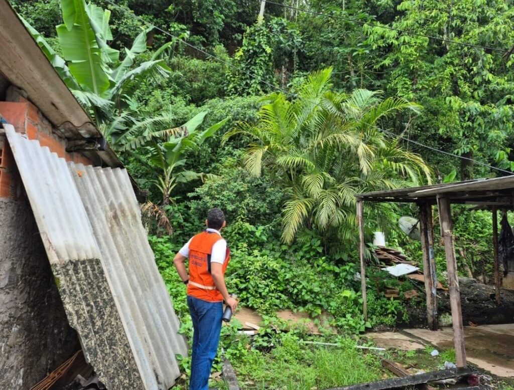 Defesa Civil realiza 18 vistorias em áreas de risco durante período chuvoso em Cubatão