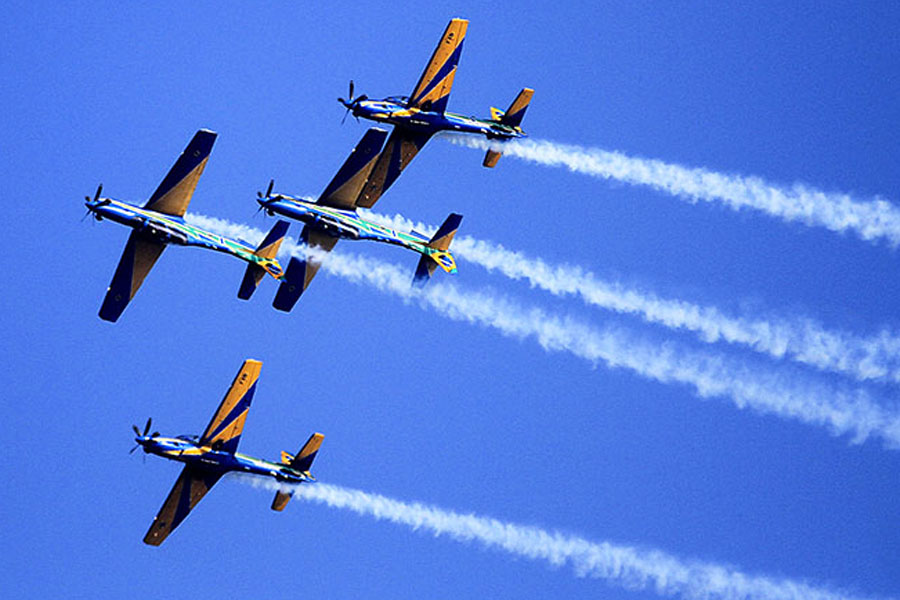 Esquadrilha da Fumaça fará demonstração acrobática em Itanhaém no dia 21