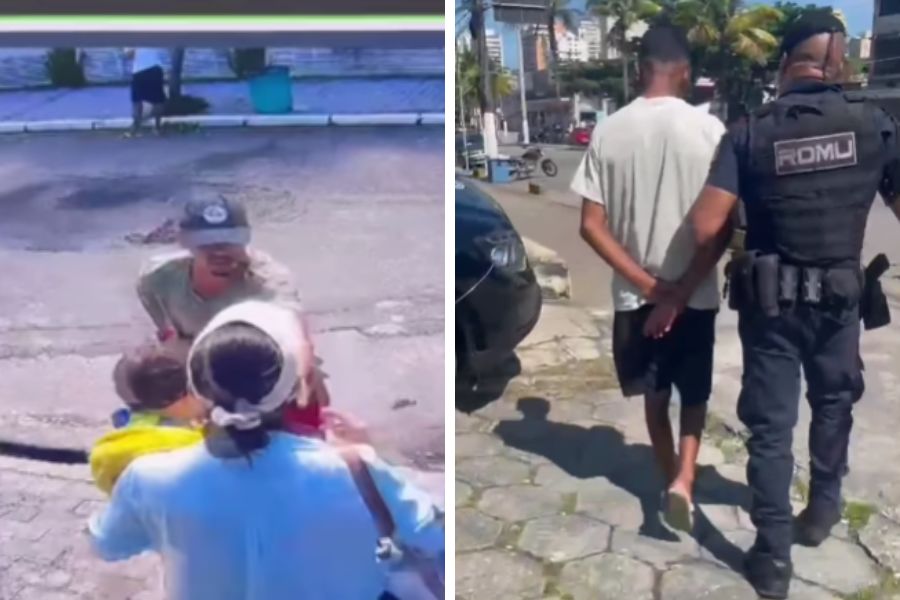 Funcionário de lava jato é detido após usar carro de cliente para roubar mulher com criança em Guarujá