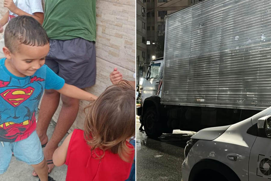 Menino atropelado por carreta em Santos morreu no dia do seu aniversário