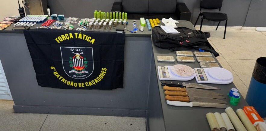 Suspeito é preso com mais de 1,6 kg de maconha durante operação da PM em Santos