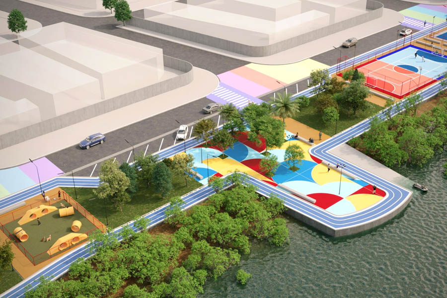 São Vicente anuncia construção de quatro unidades do Parque da Gente nas comunidades