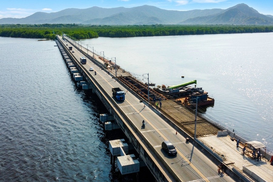 Obra do VLT na Ponte dos Barreiros entra na reta final a partir da próxima quarta-feira