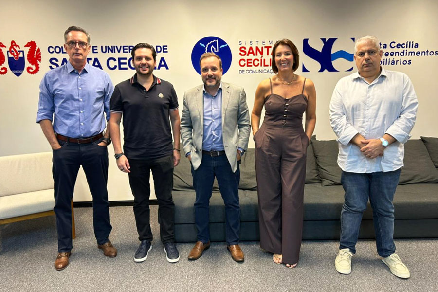 ABDM e Unisanta se reúnem para debater programação do X Congresso de Direito Marítimo e Portuário