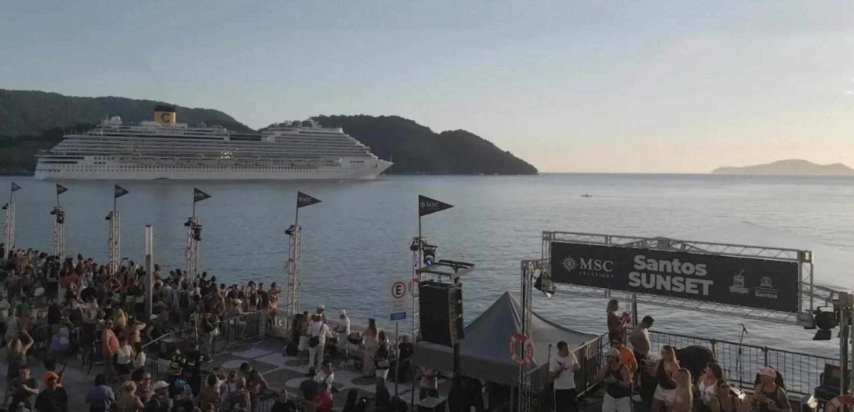 6º Santos Sunset encerra eventos da temporada de cruzeiros