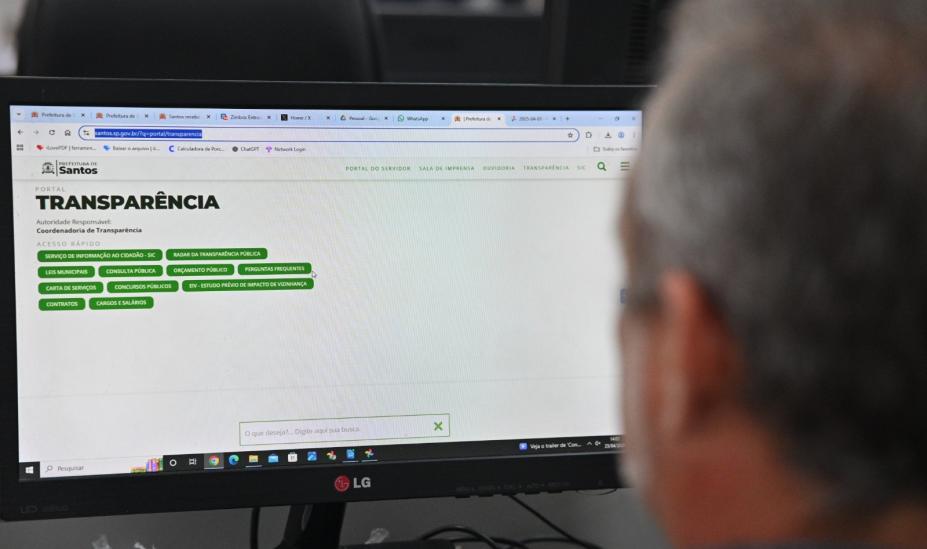 Santos recebe certificado de transparência do Tribunal de Contas do Estado