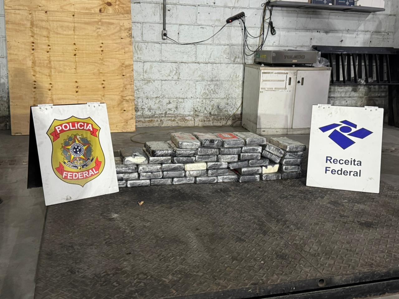 Receita Federal apreende 48 kg de cocaína em contêiner no Porto de Santos