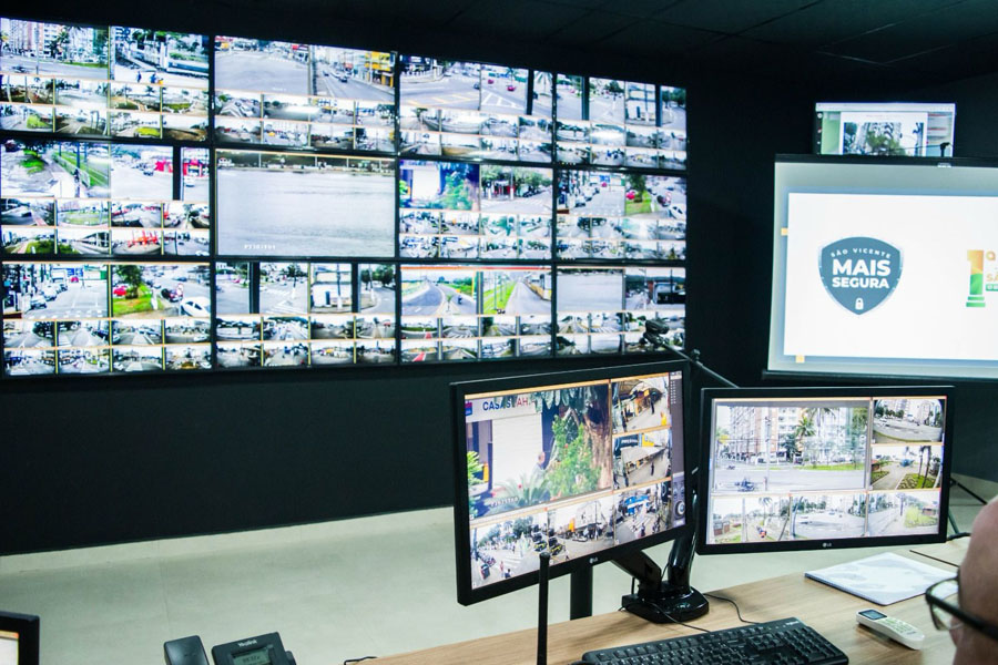 São Vicente moderniza monitoramento urbano com mais câmeras e uso de inteligência artificial