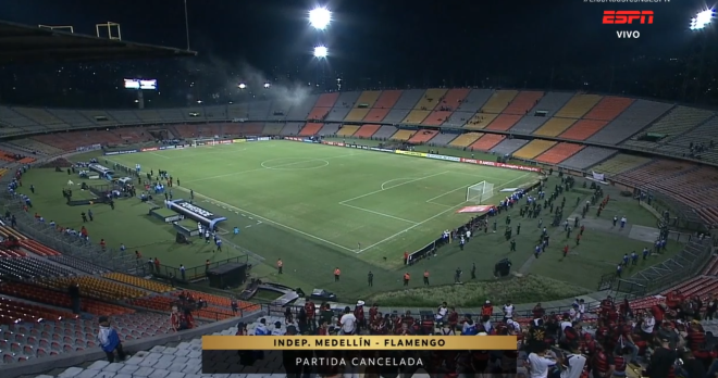 Independiente Medellín jogará sem torcida após caos em jogo com Flamengo
