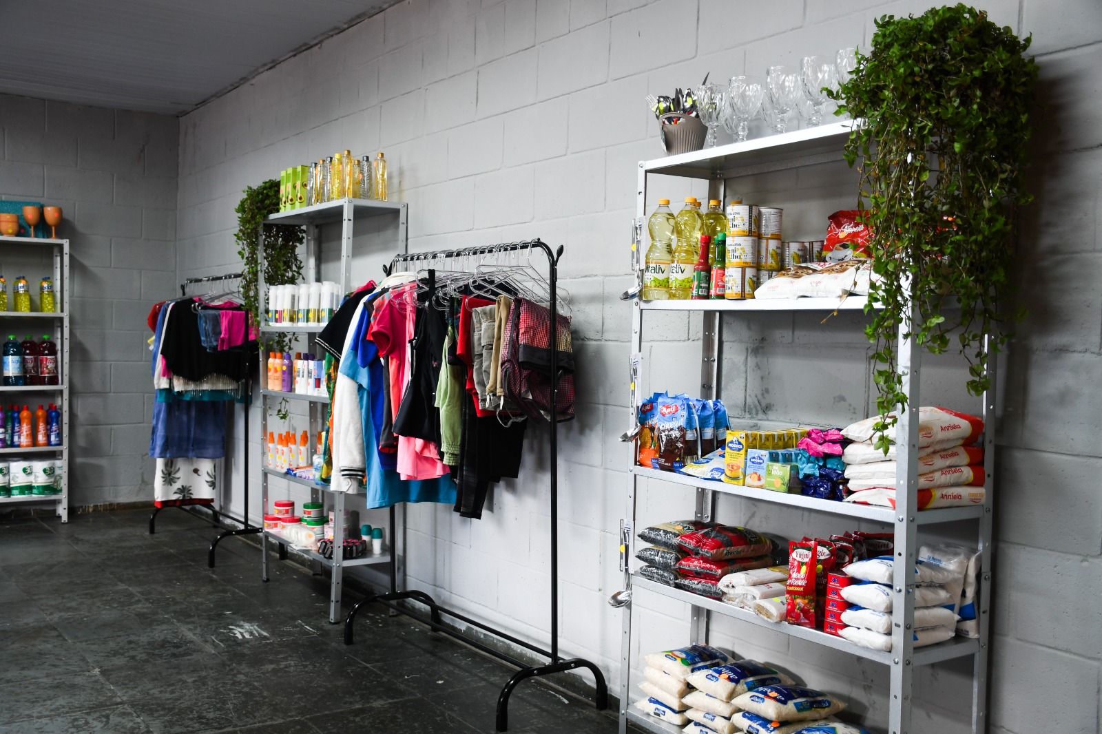 São Vicente inaugura espaço de troca de plástico por alimentos, roupas e cupons