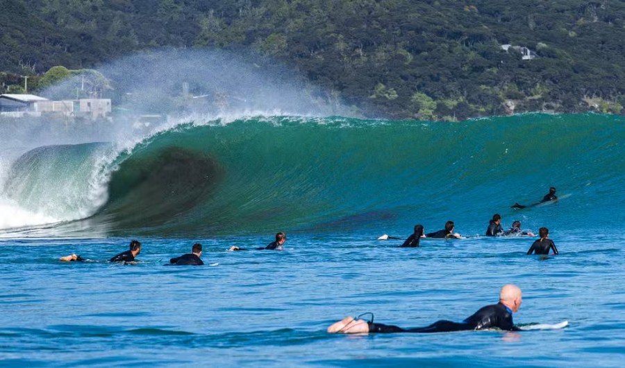 Nova etapa da WSL na Nova Zelândia foi 'berço' da previsão de ondas