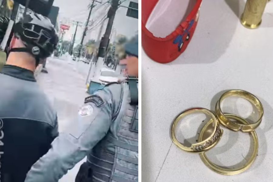 Adolescente disfarçado de ciclista é apreendido após roubar alianças em Guarujá