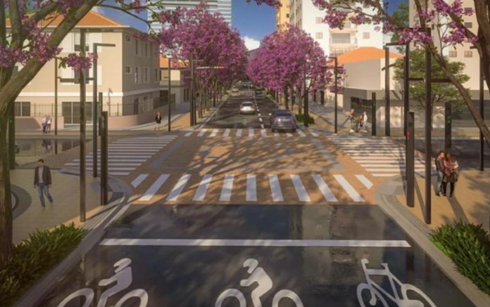 Alameda na Aparecida, em Santos, passará por ampla revitalização