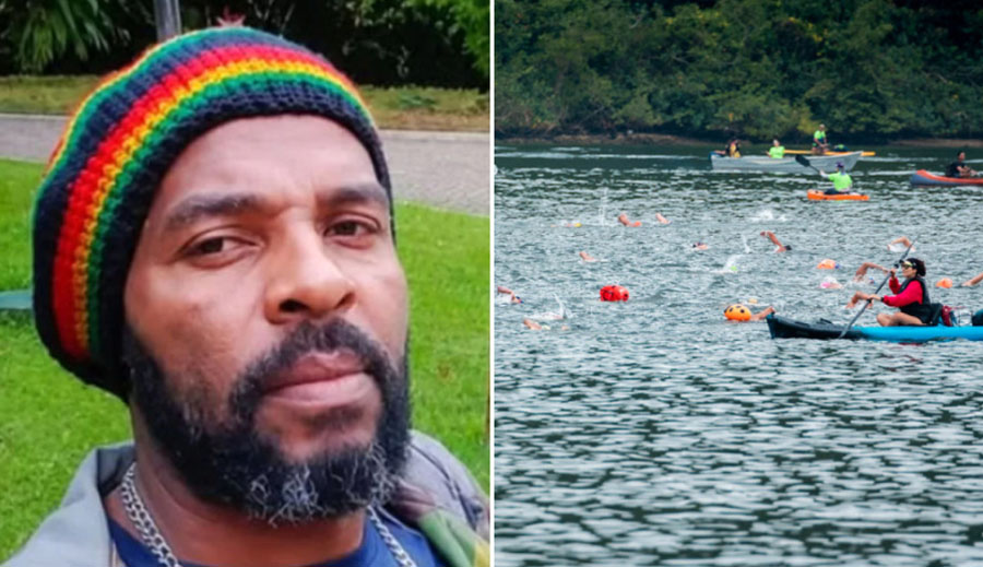Homem que caiu em rio de Bertioga após sofrer mal súbito durante maratona aquática segue desaparecido