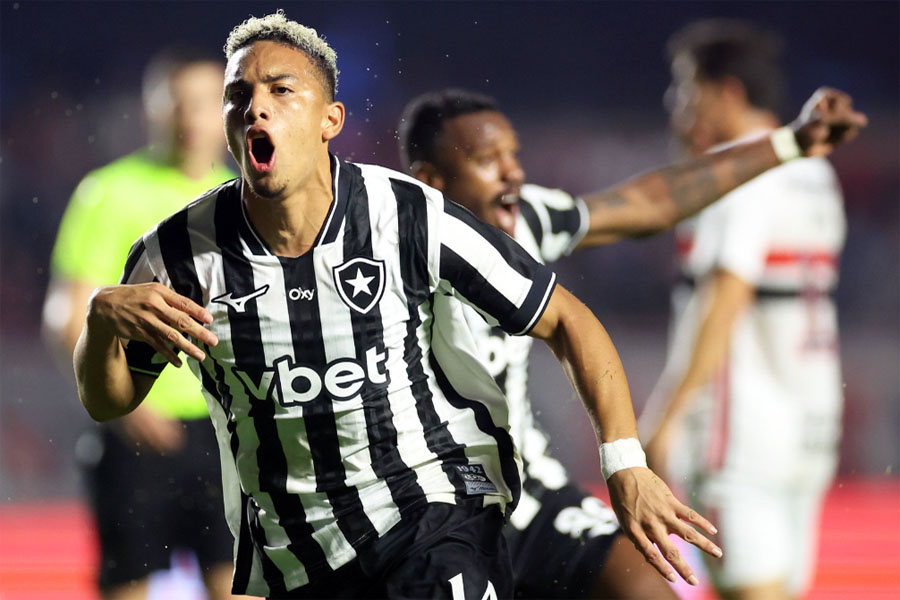 Botafogo faz golaço no fim, e São Paulo empata a segunda seguida com Dorival