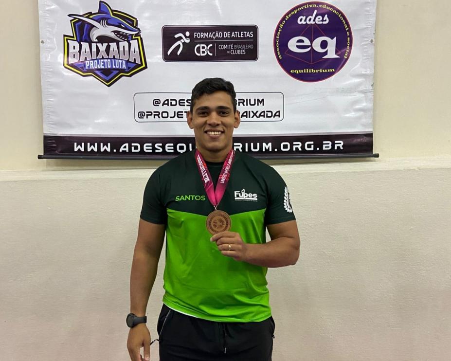 Lutador santista de wrestling garante medalha no Panamericano, nos Estados Unidos