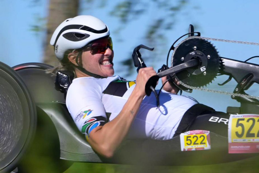 Paraciclista de Santos garante medalhas em etapa da Copa do Mundo na Bélgica