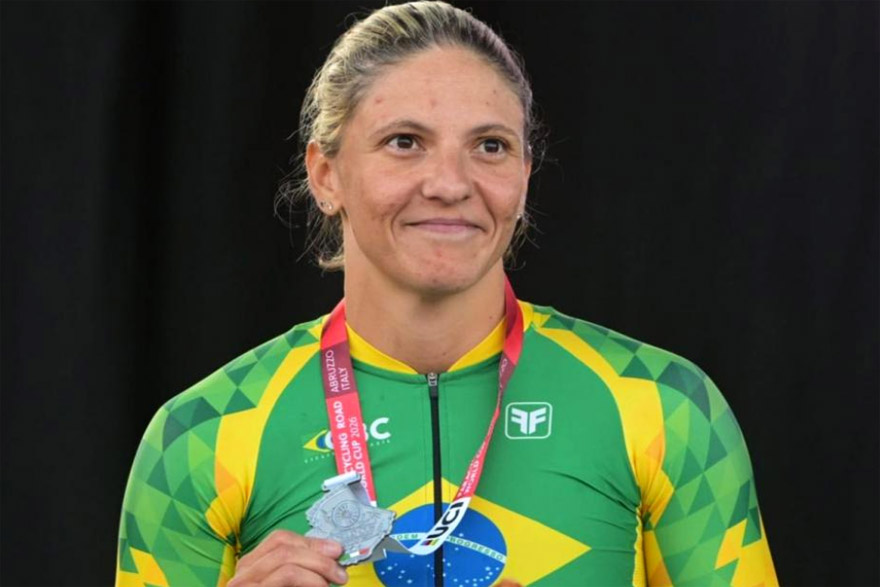 Paraciclista de Santos ganha medalha de prata em etapa da Copa do Mundo na Itália