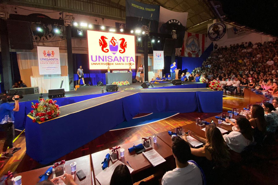 Santa Cecília TV transmite ao vivo a abertura da 41ª edição dos Jogos da Unisanta nesta 2ª feira