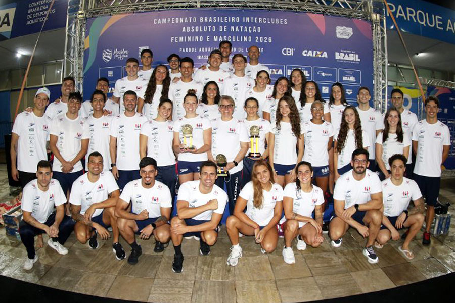 Natação Unisanta encerra Troféu Maria Lenk 2026 no Top 3 e como base da Seleção Brasileira para o Pan-Pacífico