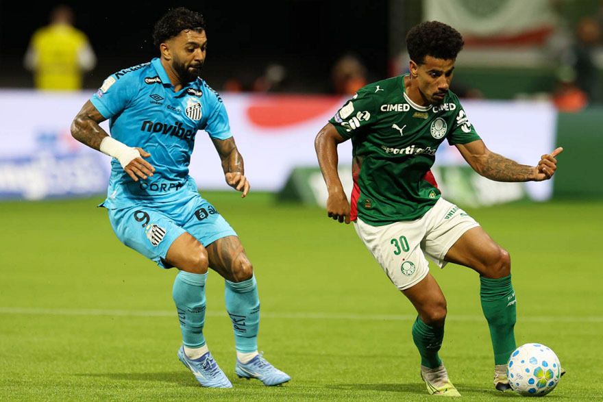 Santos sai na frente, mas Palmeiras busca o empate na 'despedida' do Allianz
